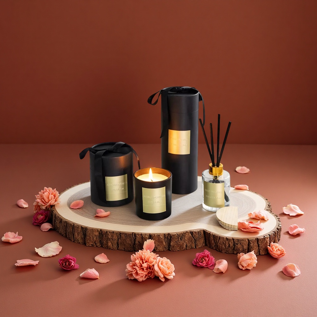 Factory direct sales of natural soy wax scented candles, custom-made scented candles for home, leisure, luxury and high-end feel Specification image