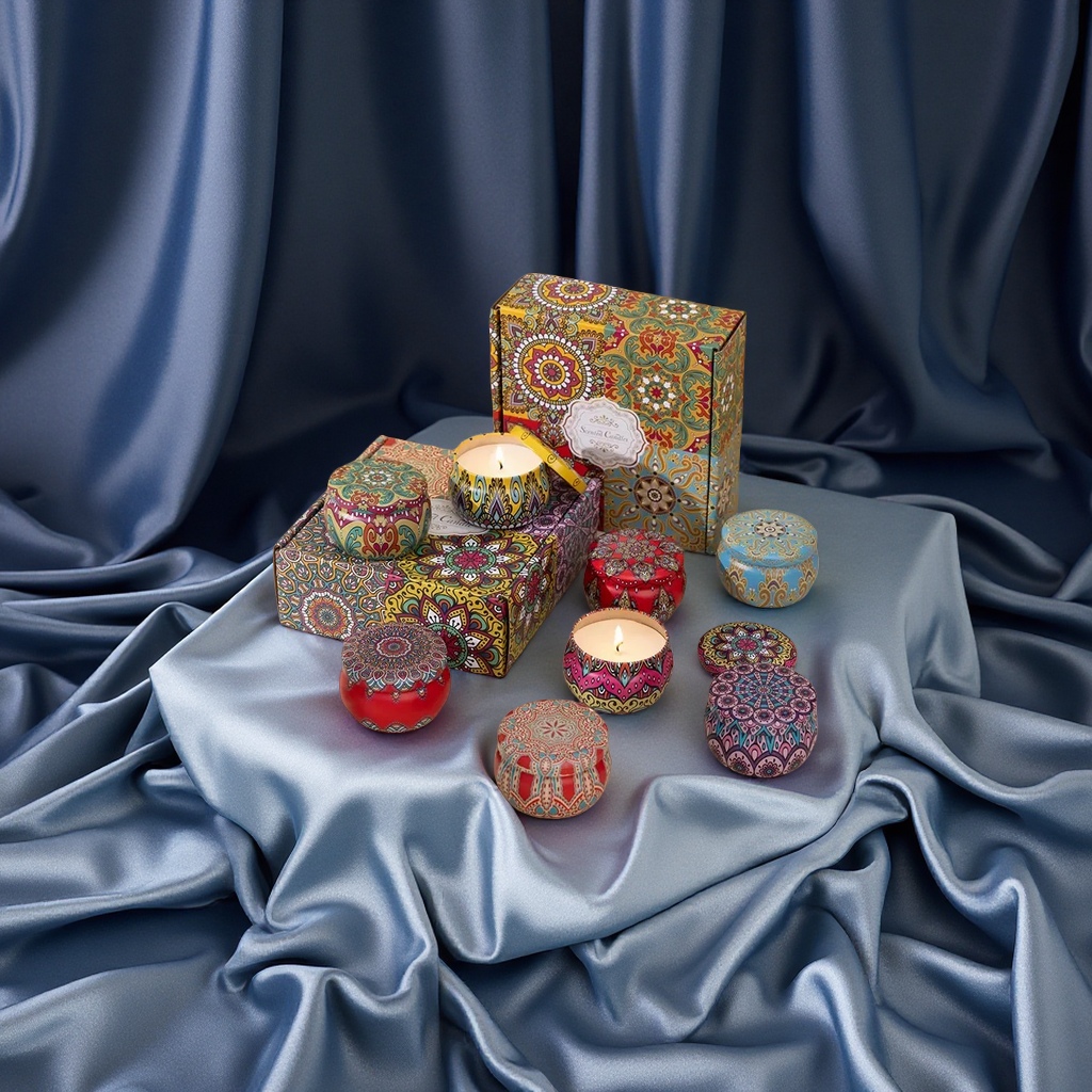 植物干花香薰蜡烛卧室情侣香氛大豆蜡组合多色可选送礼香薰灯