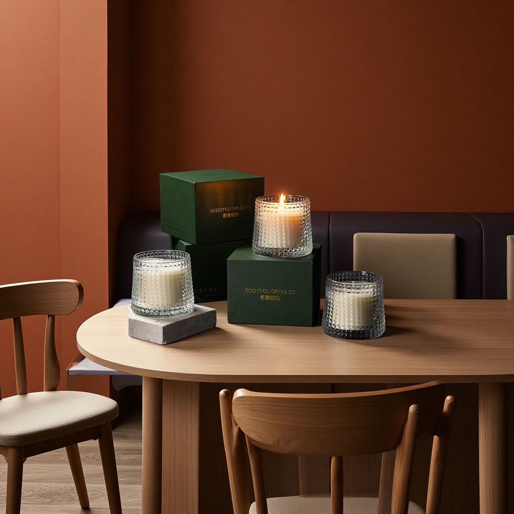 Lavender scented candles with a high-end feel, large cans for home use, creating a fresh air fragrance atmosphere, and lasting aroma Application Scenario