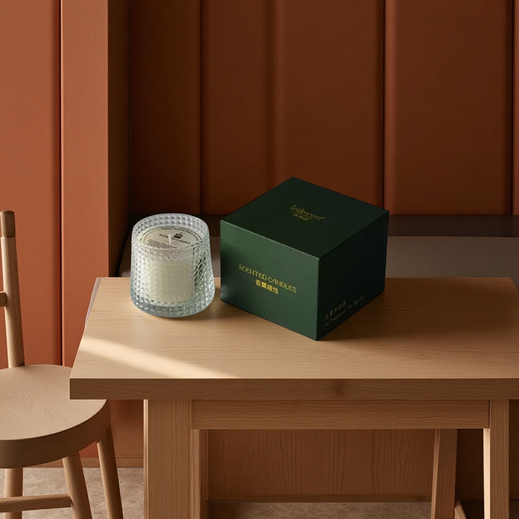 Lavender scented candles with a high-end feel, large cans for home use, creating a fresh air fragrance atmosphere, and lasting aroma details Picture