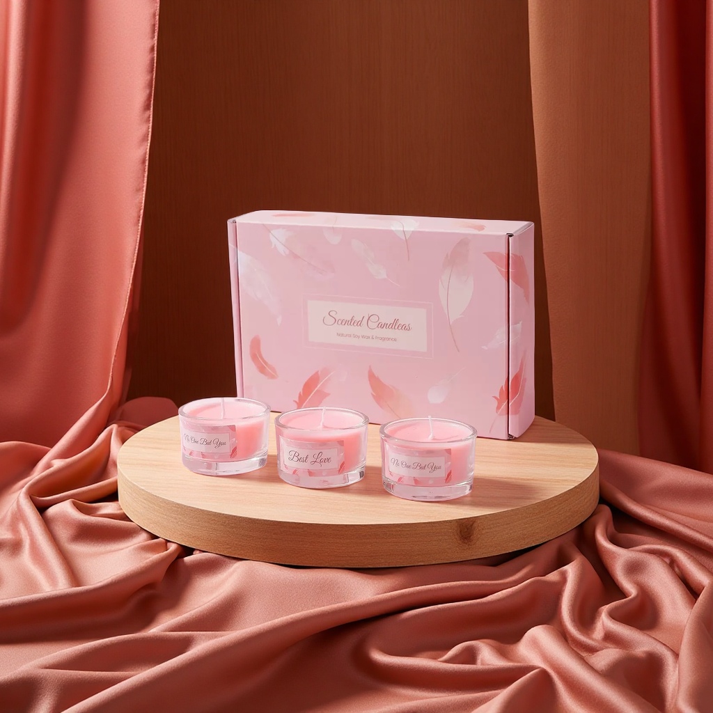 跨境货源香薰蜡烛礼盒套装手工室内香氛伴手礼送礼佳品香气持久