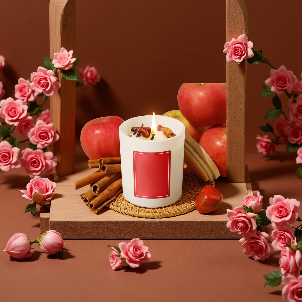 Cross-border Amazon best-selling scented candle custom gift box, soy wax long-lasting fragrance, bedroom decoration, scented decoration Item Picture