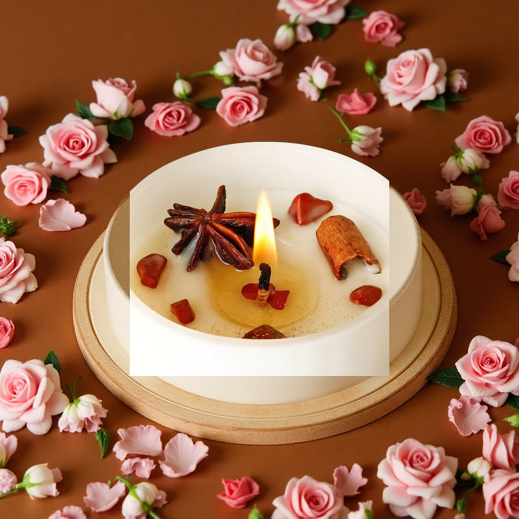 Cross-border Amazon best-selling scented candle custom gift box, soy wax long-lasting fragrance, bedroom decoration, scented decoration Application Scenario