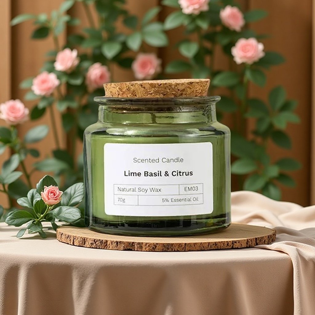 跨境无烟香薰蜡烛礼盒伴手礼玻璃杯大豆蜡烛生日香氛摆件家居装饰