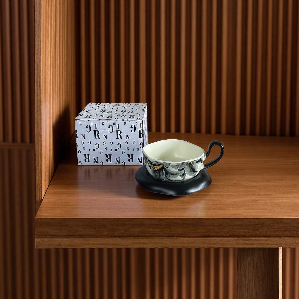 咖啡杯/子母杯/电动搅水杯/红茶杯/咖啡吧家具白底实物图