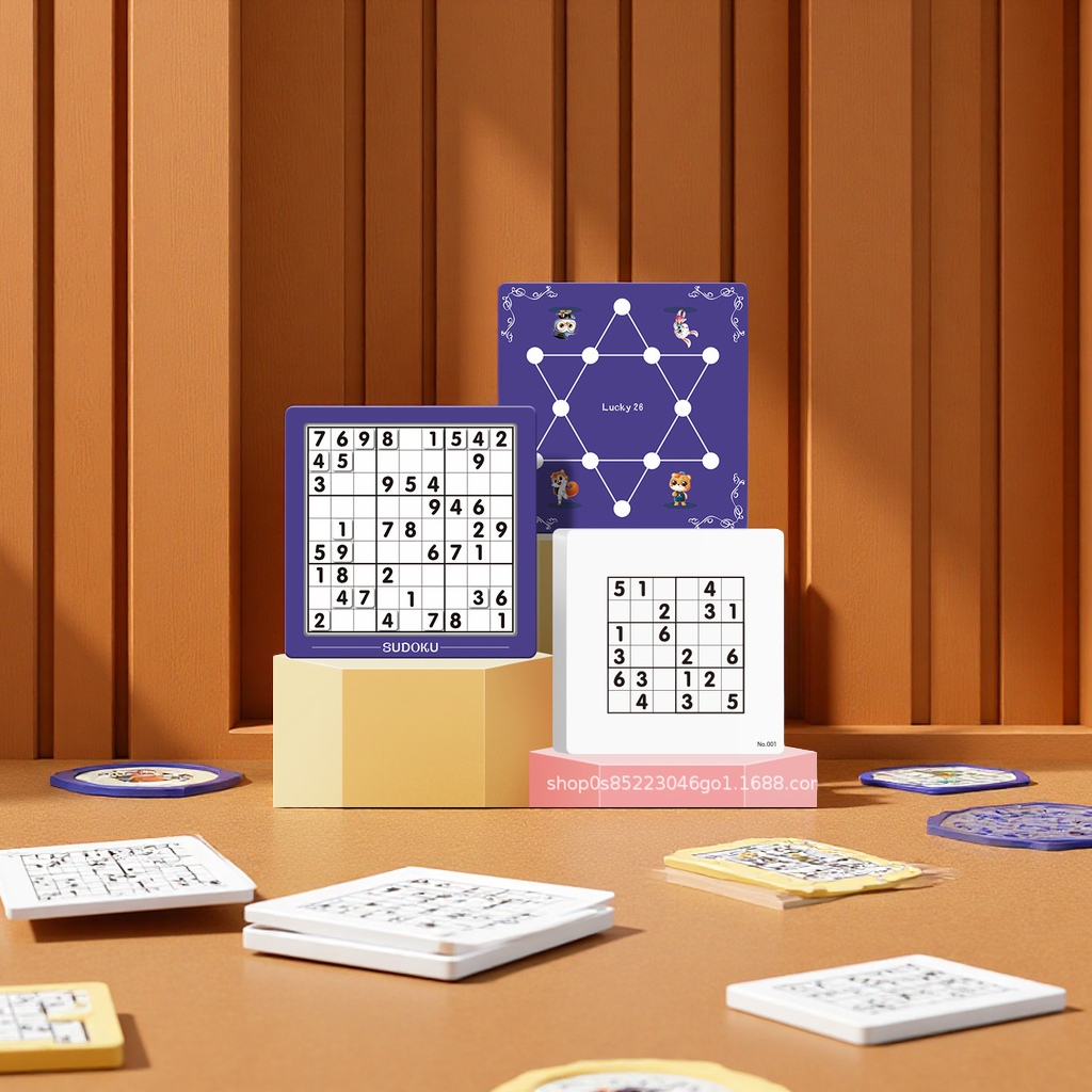Sudoku children's beginner's 4, 6, 9 grid board game, primary school students' second and third grade challenge training, adult board game toys