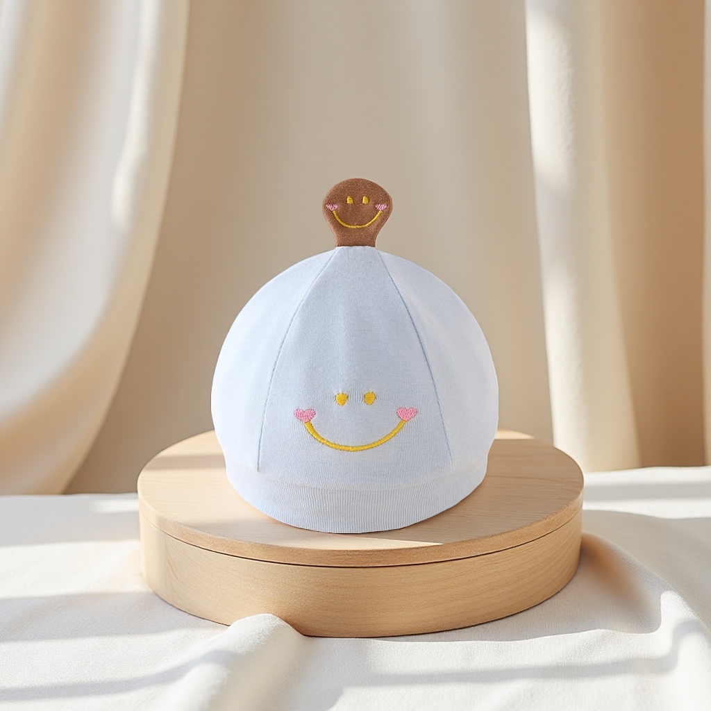 婴儿帽子/欧美婴儿帽子/儿童毛线帽/儿童针织帽/帽子儿童白底实物图