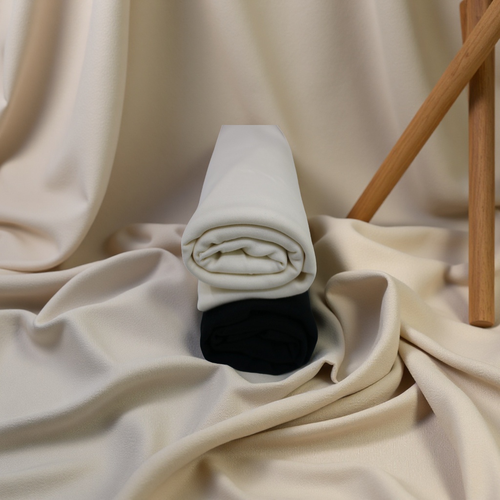 Direct sales of in-stock knitted fabrics, skin-friendly double-sided fabric, fine cotton nylon low-elasticity sports and home use fabric, other knitted fabrics details Picture