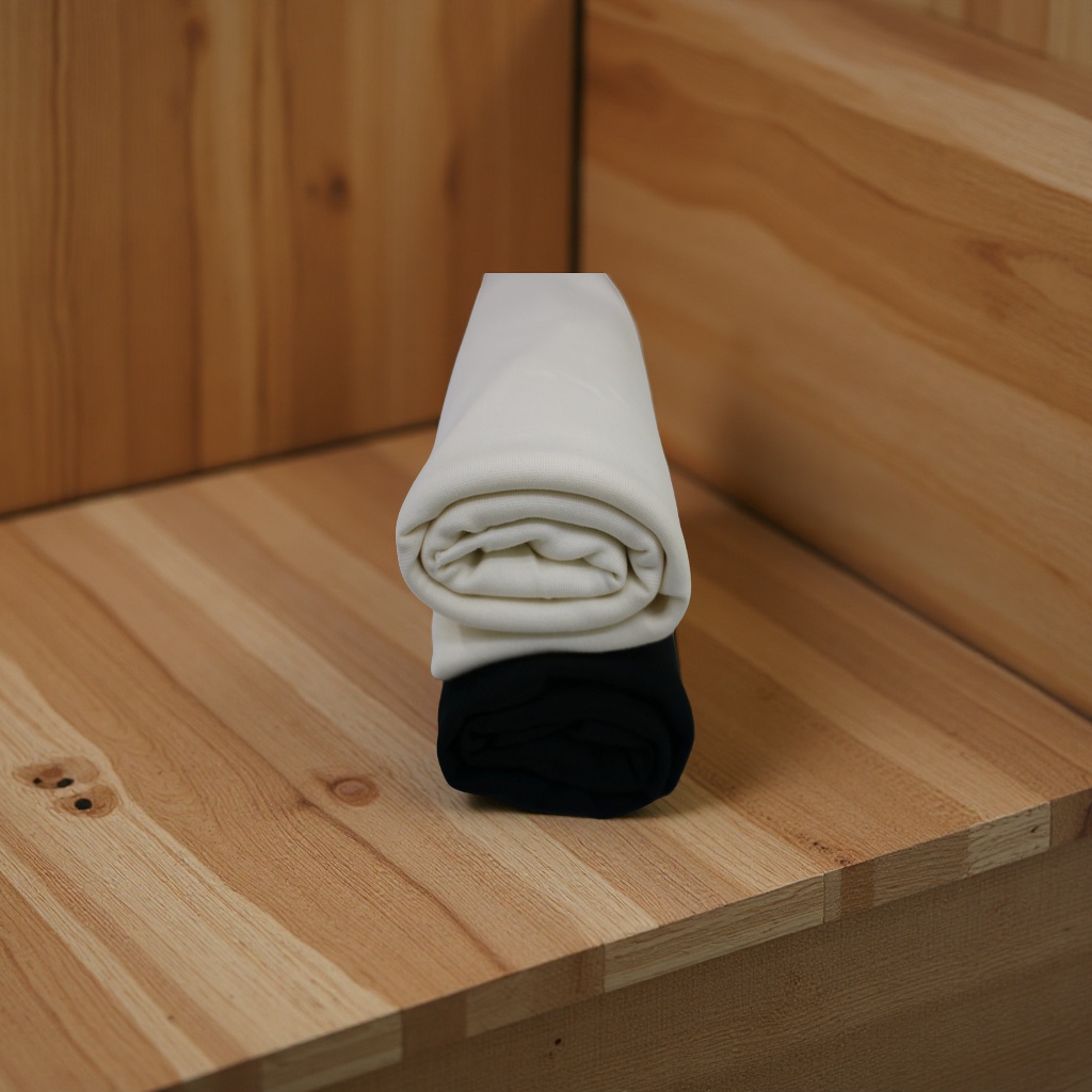 Direct sales of in-stock knitted fabric, double-sided fabric, fine cotton nylon, low-elasticity, sporty and home, skin-friendly and comfortable fabric details Picture