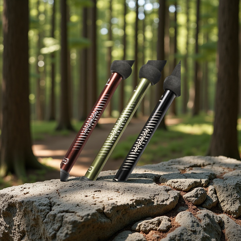 户外折叠登山杖/登山杖/碳纤维登山杖/拐杖/登山杖手杖细节图