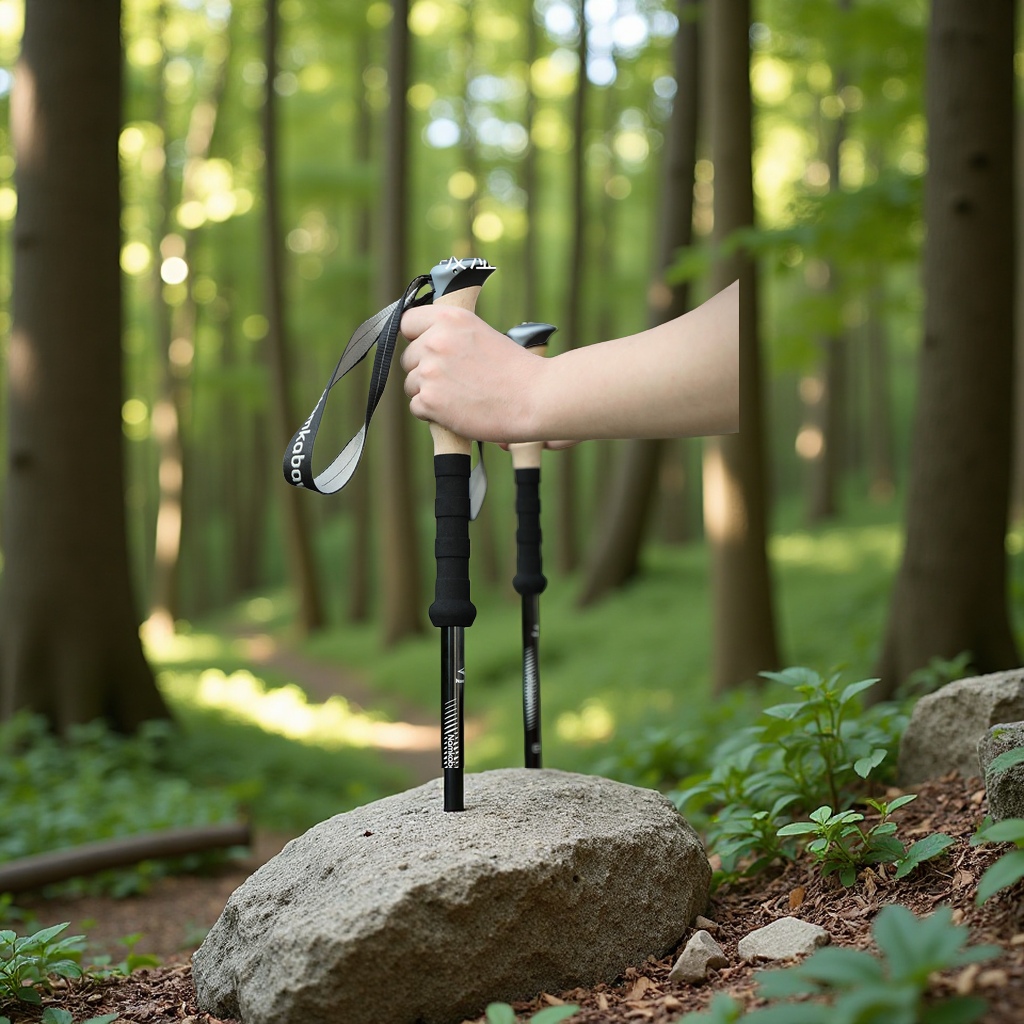 登山杖、滑雪杖实物图