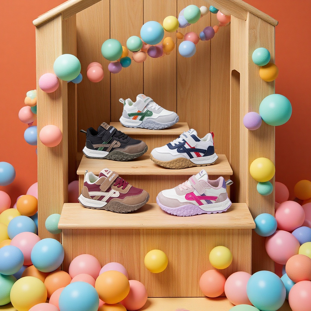 2025春季新款男女童运动鞋时尚帅气软底休闲童鞋男童女童舒适童鞋