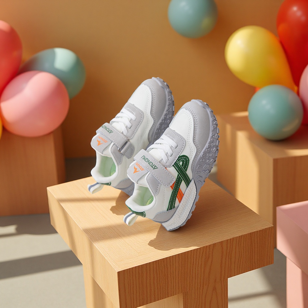 童运动鞋实物图