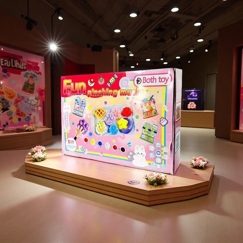 DIY手工组合捏捏乐趣趣益智玩具创意拼装儿童益智拼插拼装玩具