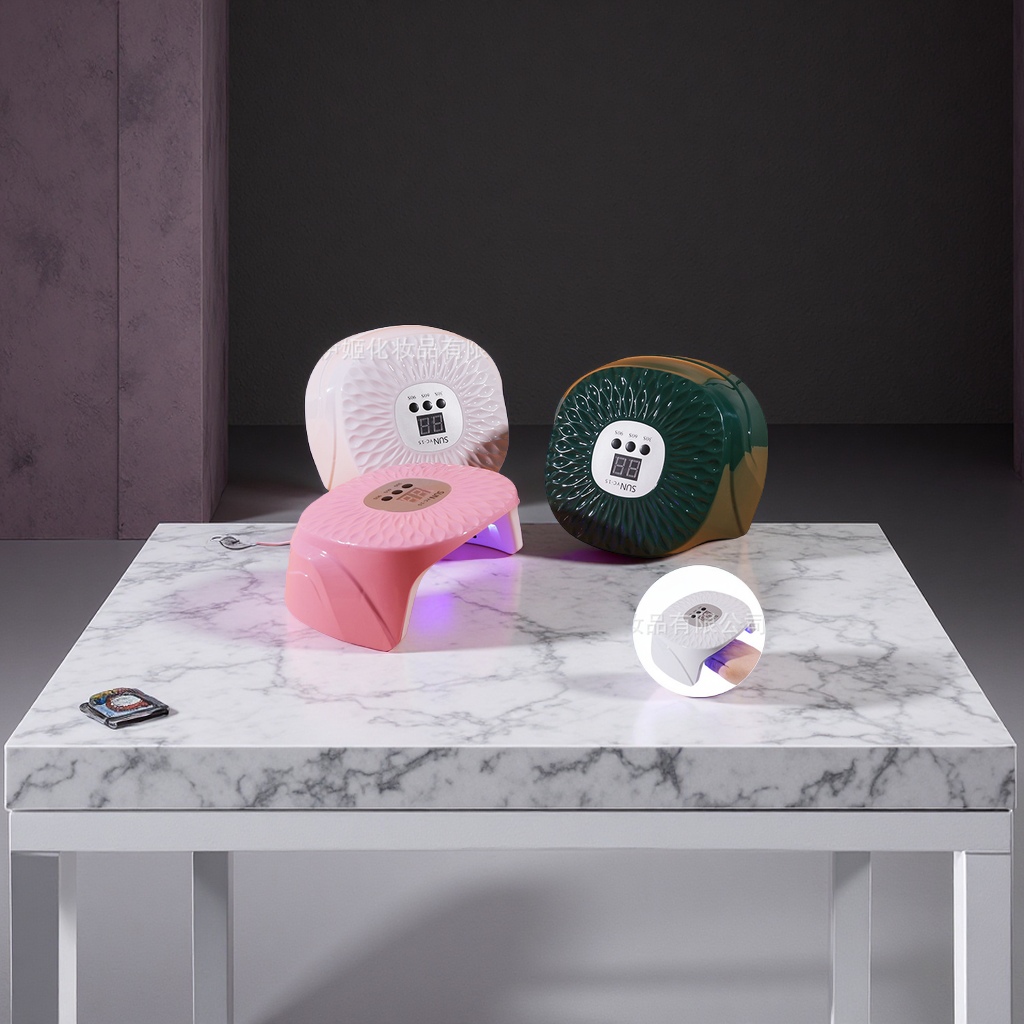 新款跨境感应美甲灯48W指甲烘干机UVLED光疗机美甲照灯快速干燥