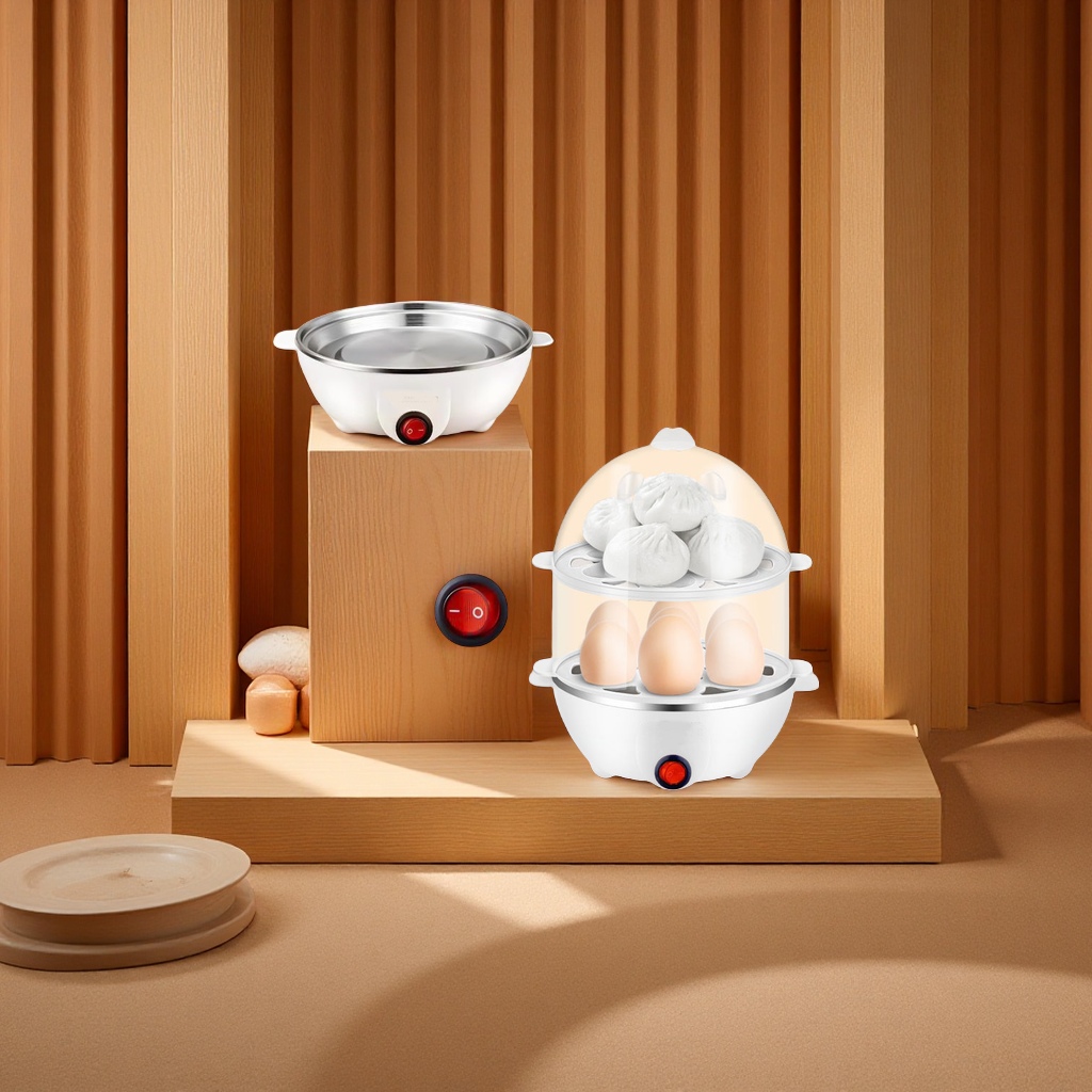 Mini Smart Egg Steamer, Household Multi-Functional Milk Warming And Egg Boiling Machine, Small Appliance, Cross-Border Portable Egg Boiling Machine details Picture
