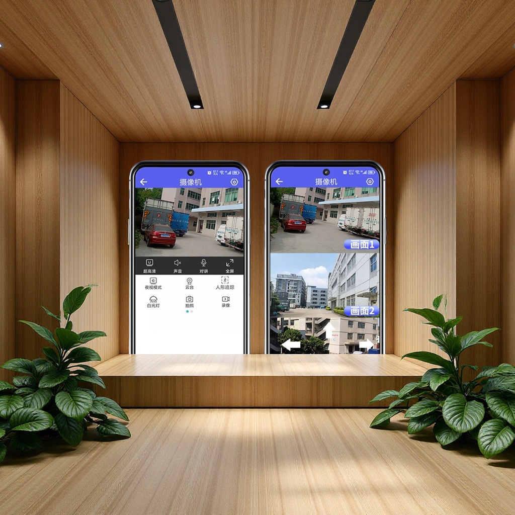 Three-lens, three-screen ultra-wide-angle splicing gun and ball linkage wireless monitoring outdoor waterproof ball camera high-definition camera Application Scenario