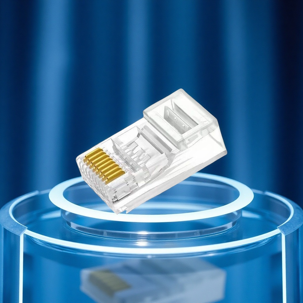 Hikvision unshielded network cable crystal heads, Category 5e and Category 6 crystal heads, high-definition connectors, network monitoring accessories, free shipping Specification image