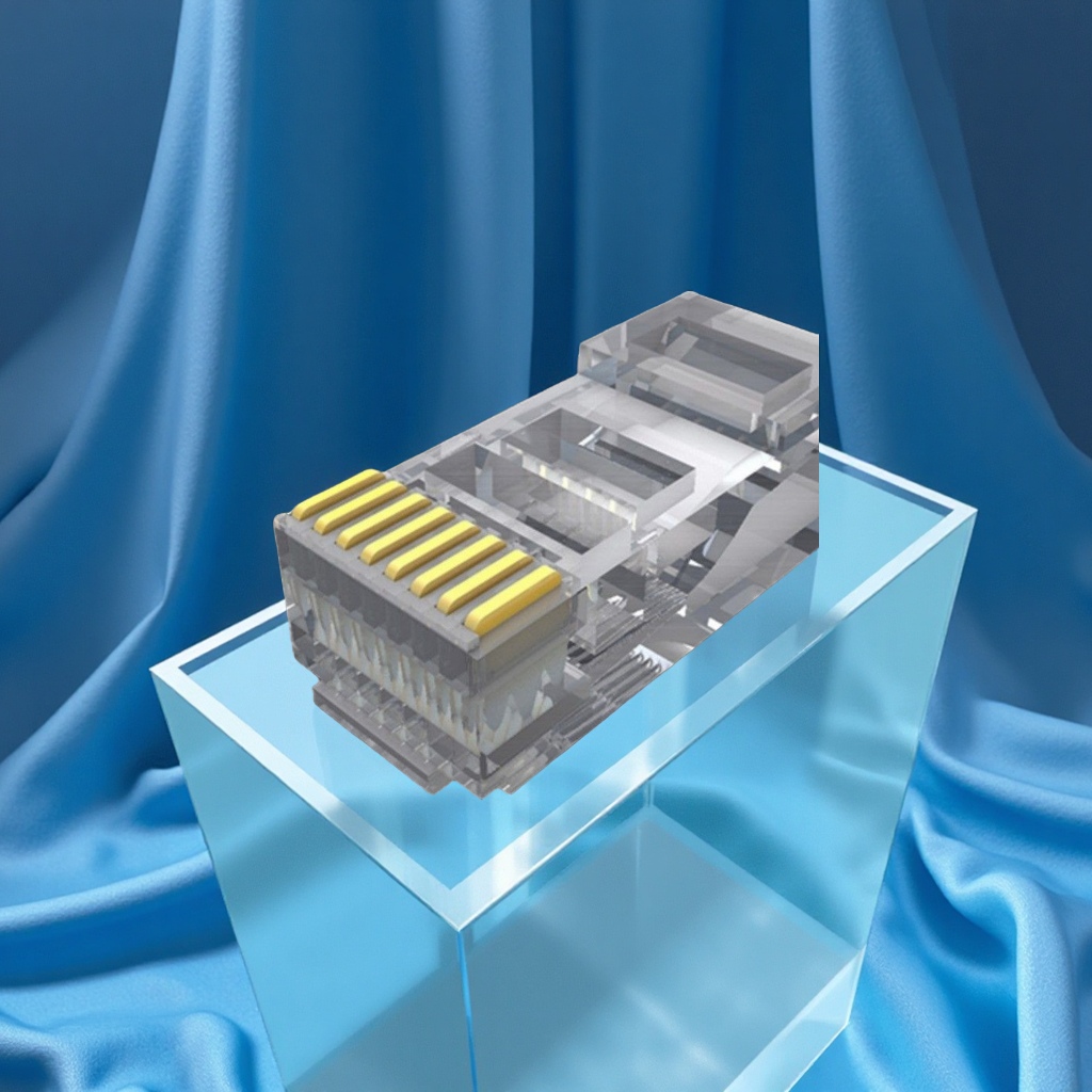 Hikvision unshielded network cable crystal heads, Category 5e and Category 6 crystal heads, high-definition connectors, network monitoring accessories, free shipping Application Scenario