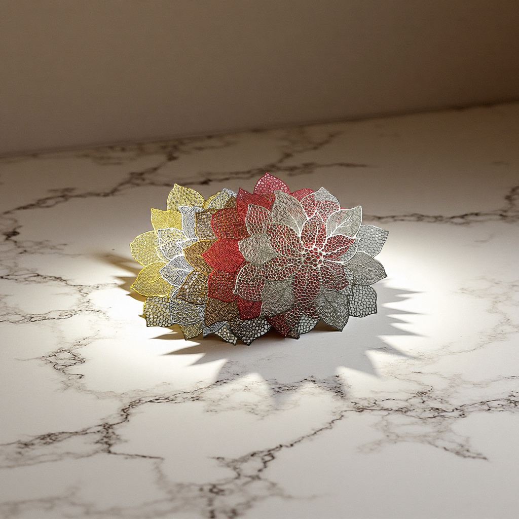 简约纯色欧式莲花PVC镂空烫金餐垫酒店隔热防滑咖啡牛排盘垫餐具垫