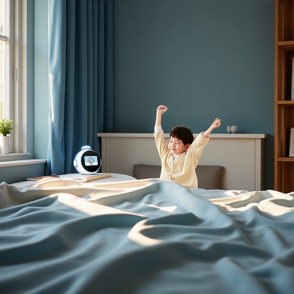 Cross-Border Exclusive Smart Student Alarm Clock, Multi-Functional Voice Control Learning Desk Clock, Ai Time Manager Alarm Clock Desk Clock Application Scenario