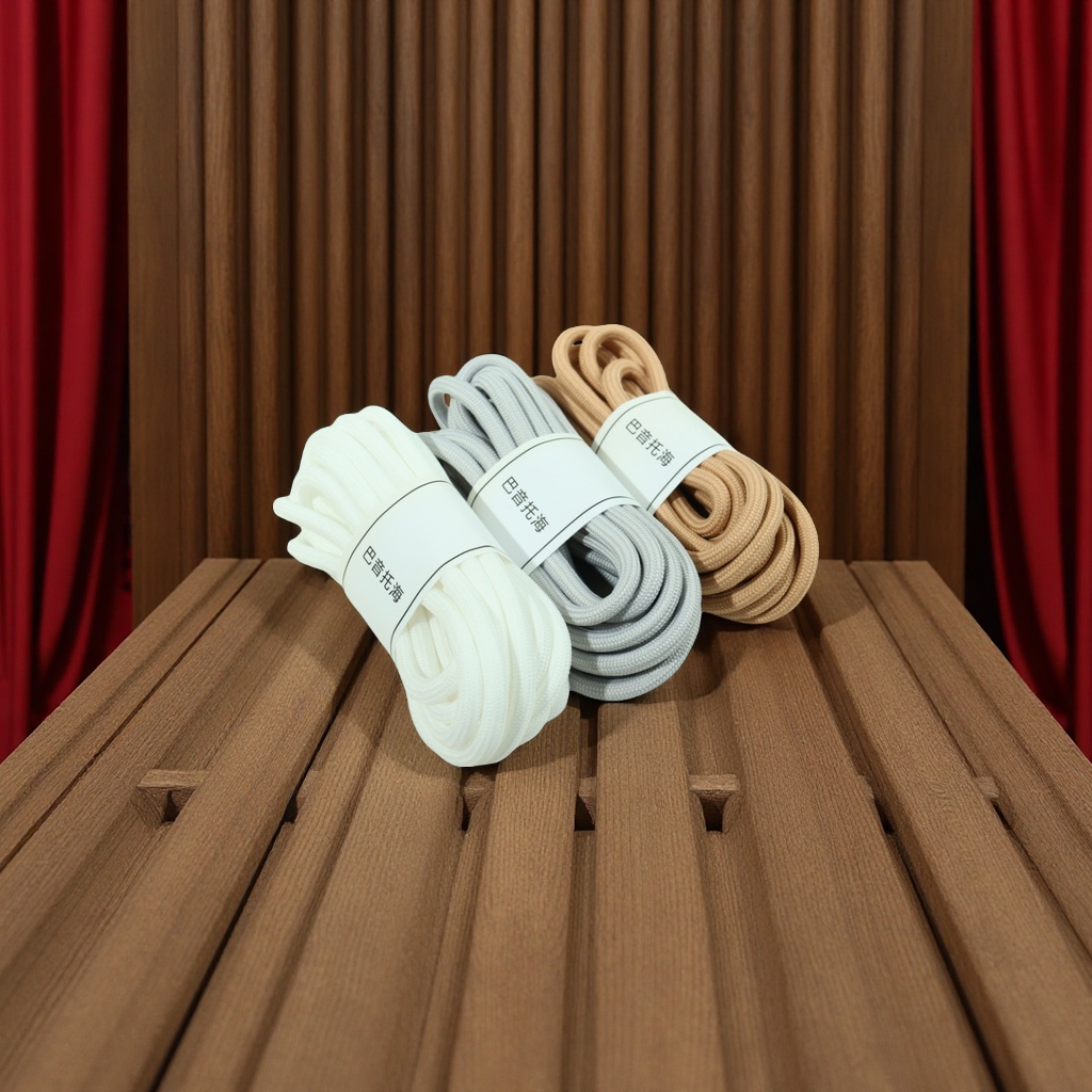 鞋带/回力鞋带/蕾丝鞋带/宽涤棉鞋带/尼龙鞋带白底实物图