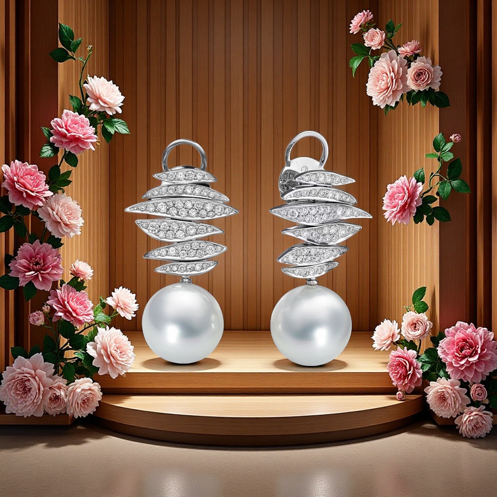 珍珠耳环时尚气质优雅简约百搭女款耳饰潮流耳坠送礼品