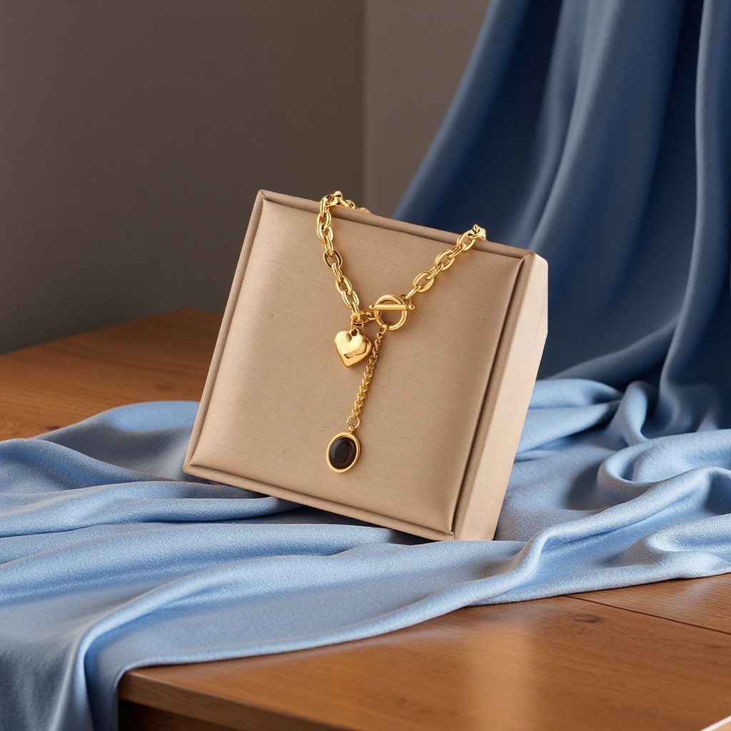 This fashionable and simple metal chain necklace is a versatile and trendy accessory for women, as well as a gift for jewelry Specification image