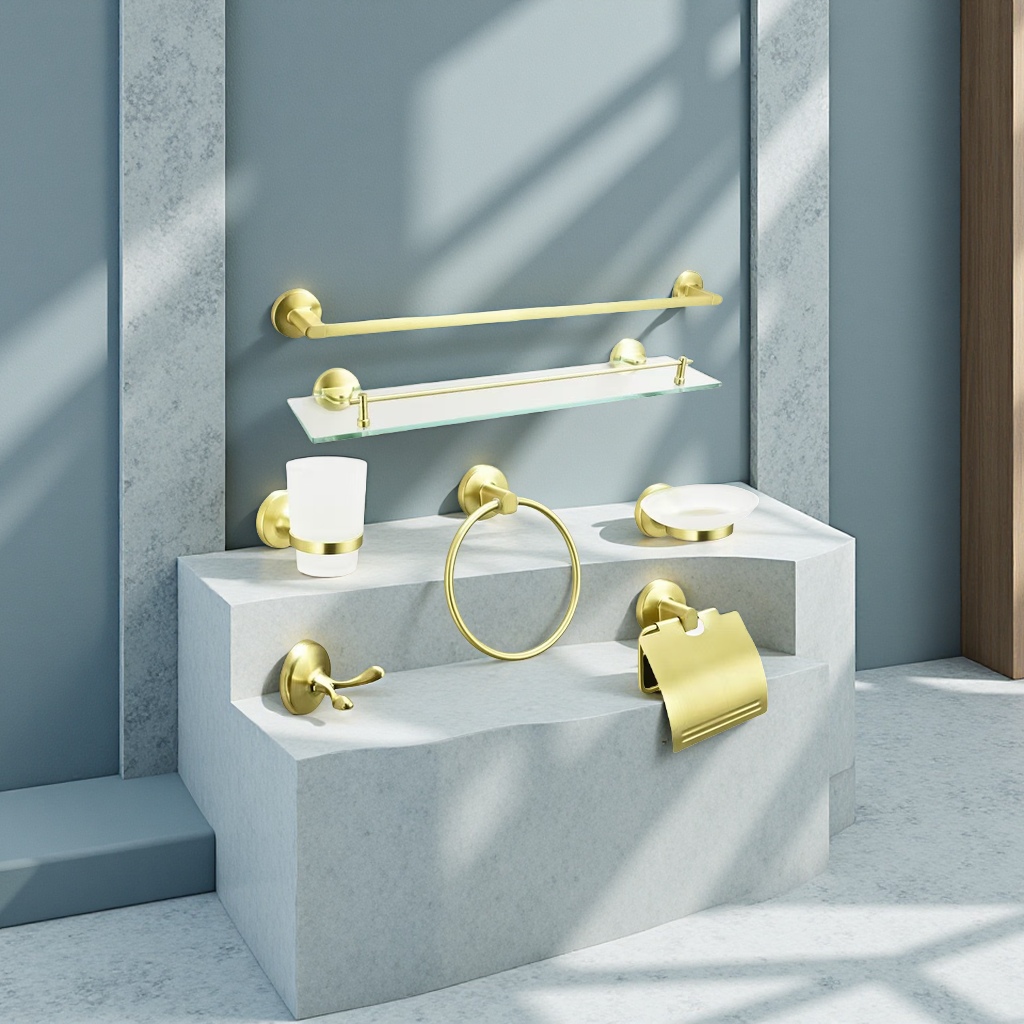 镜前隐形吸盘毛巾架30cm收纳置物架厨房卫生间免打孔免钉简约实用