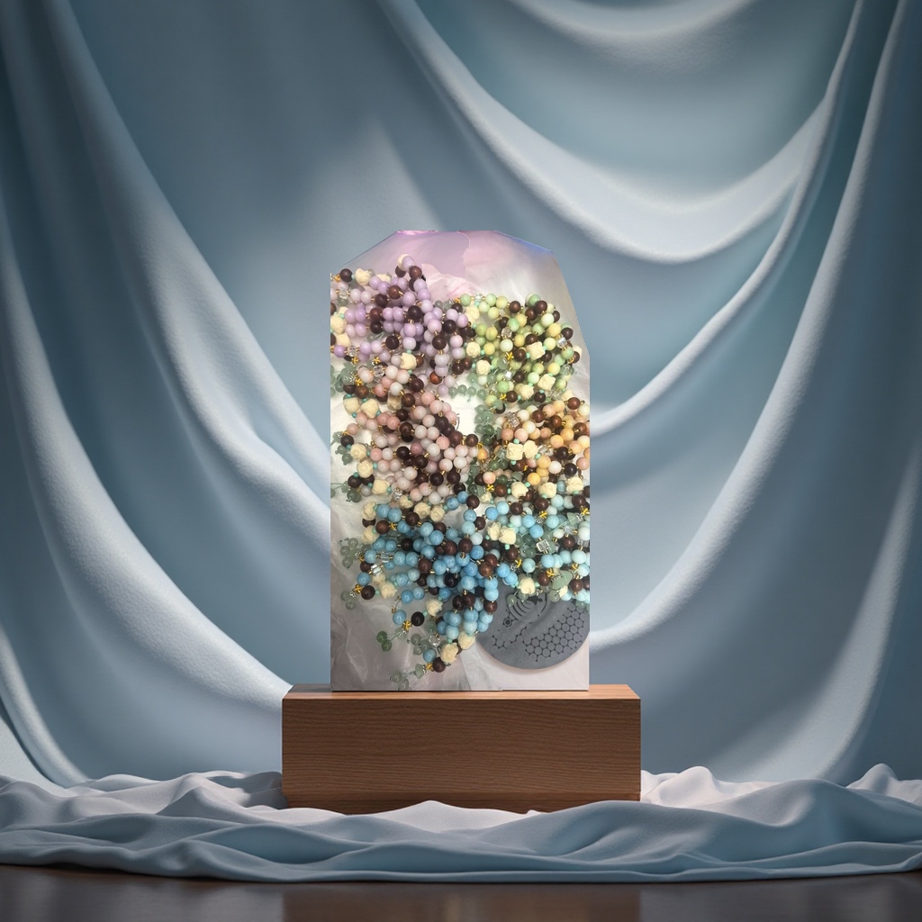 Crystal bracelets, beaded jewelry, cultural and artistic bracelets, fashionable jewelry, men's and women's natural crystal bracelets collectibles Specification image