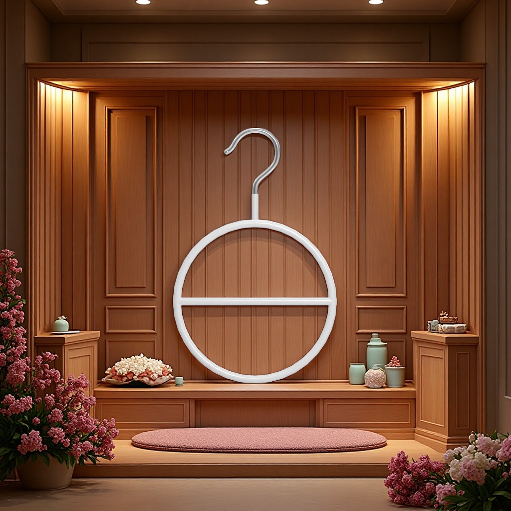 围巾/丝巾/披肩 配件实物图