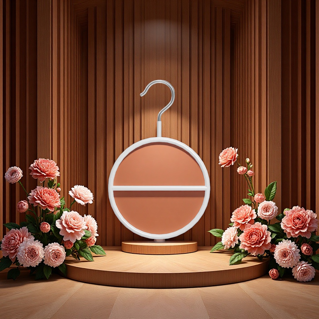 多功能白色围巾架无痕防滑丝巾圈挂架简约时尚家用收纳用品