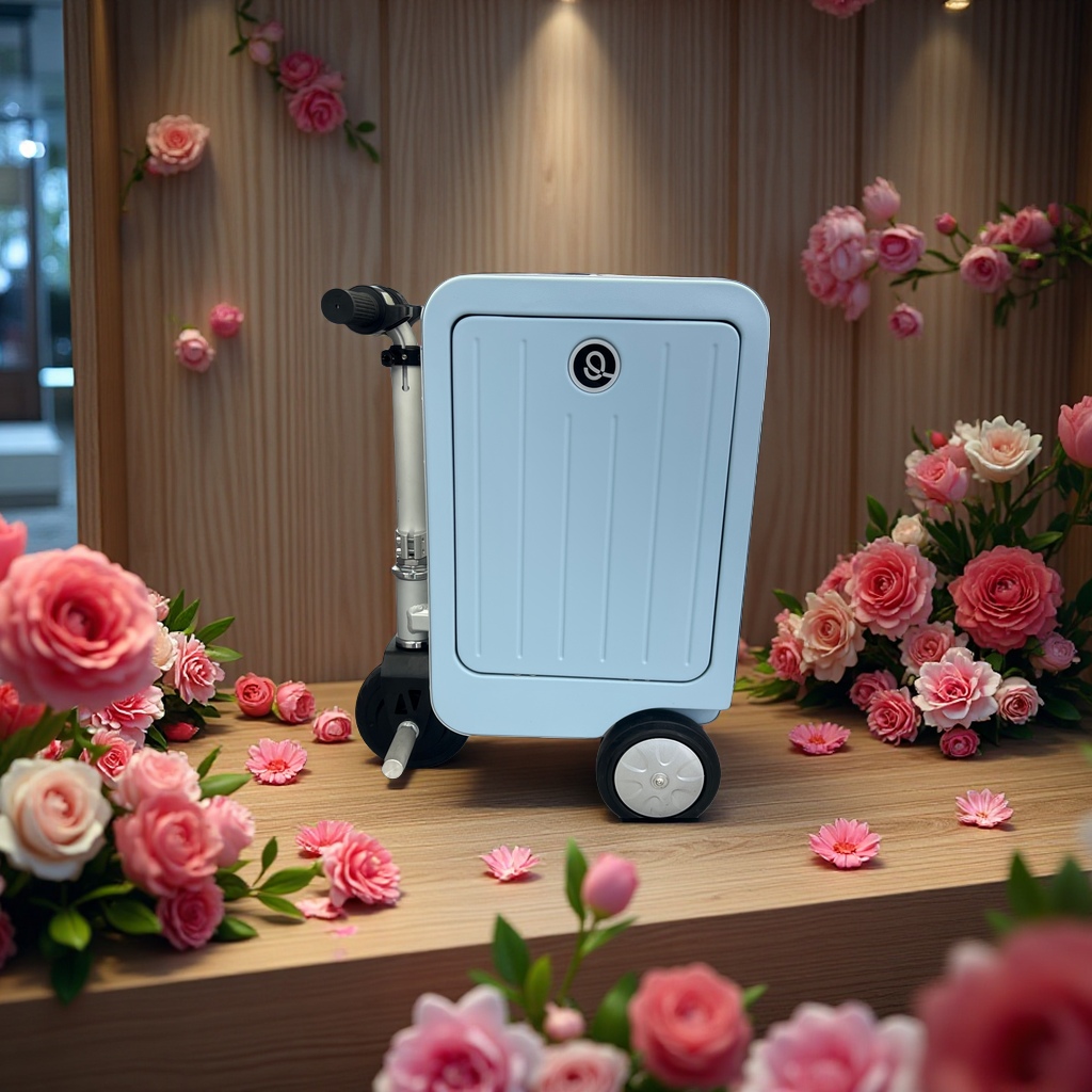 智能电动行李箱20寸，SA3 普通版，一键伸缩，一键限速，轻至8.3KG，LED氛围灯，承重110KG详情图2