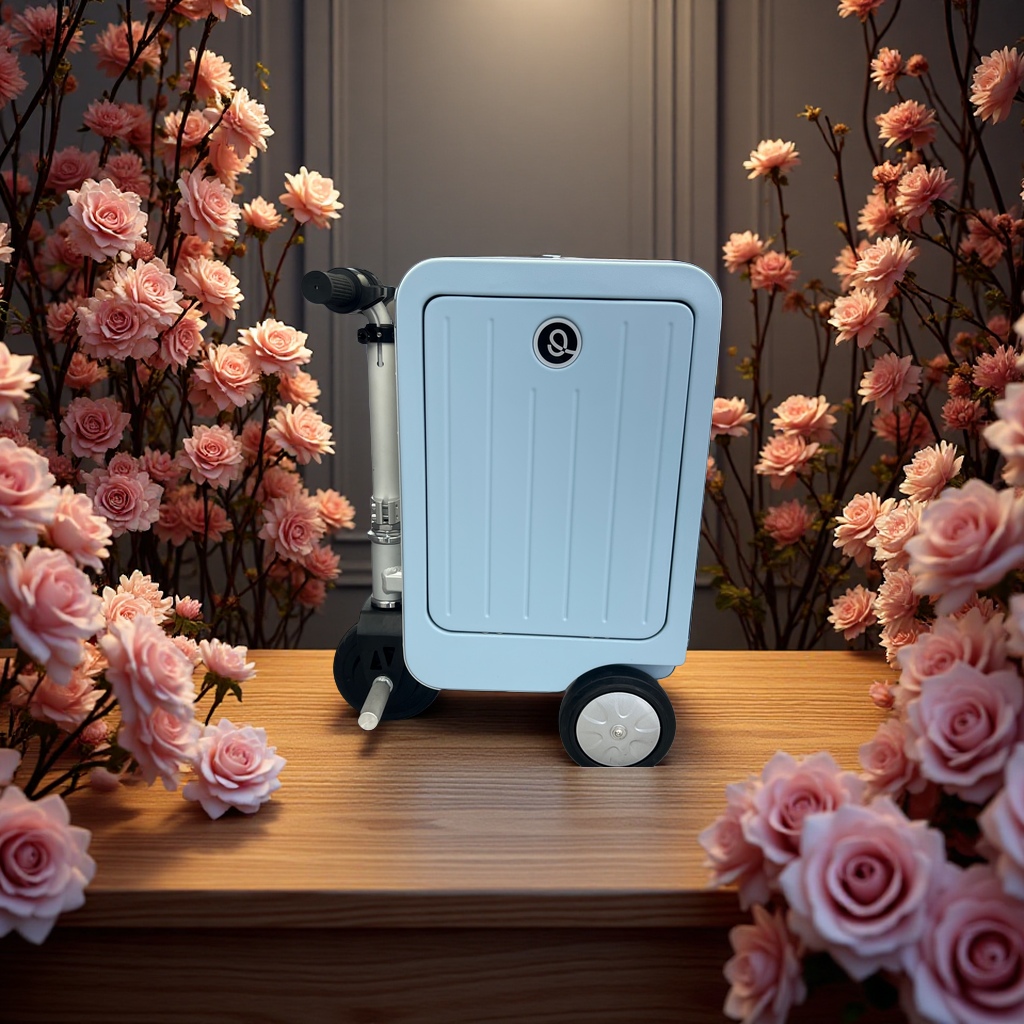 智能电动行李箱20寸，SA3 普通版，一键伸缩，一键限速，轻至8.3KG，LED氛围灯，承重110KG详情图4