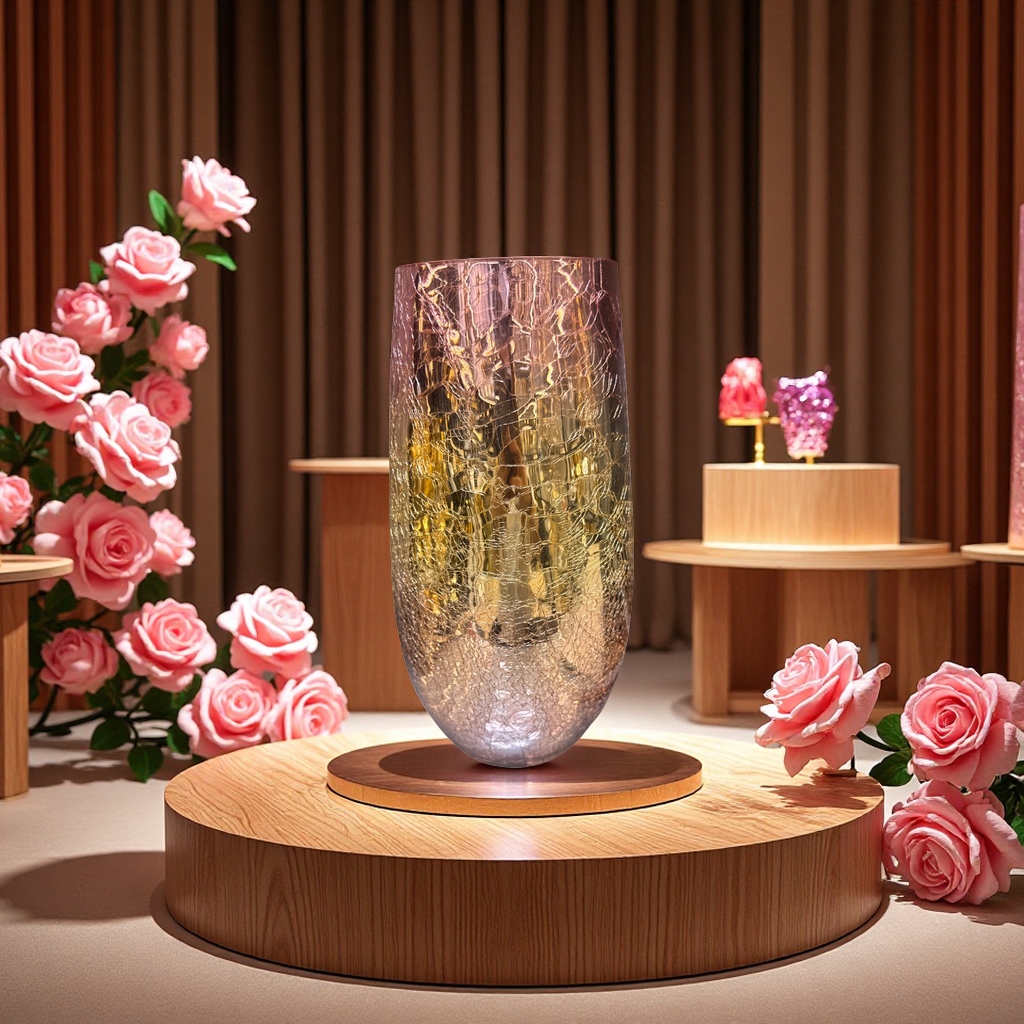 玻璃花瓶透明简约现代客厅插花摆件家居装饰花器创意花瓶摆设细节图