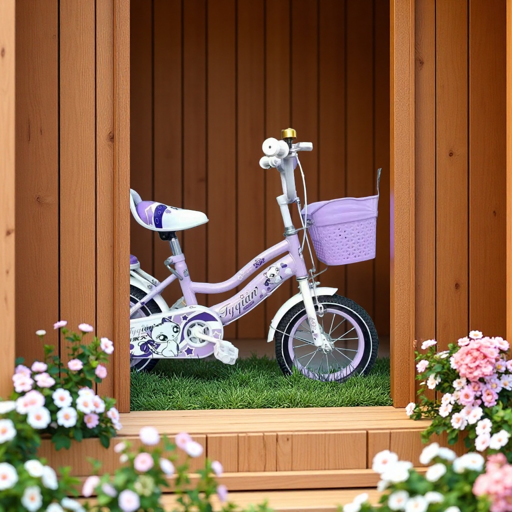 童自行车儿童脚踏车3岁到14岁女款单车适合学骑运动休闲漾风格细节图