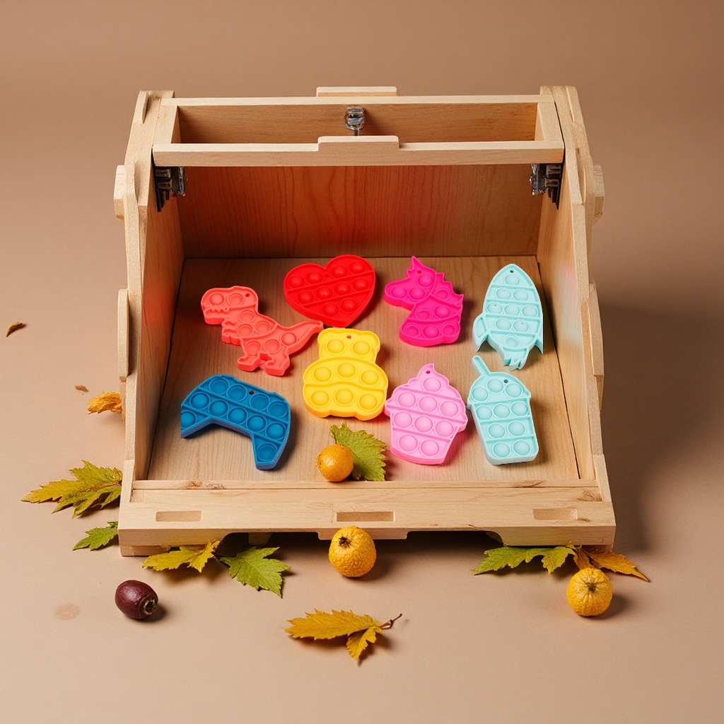 Cartoon rat-killing silicone press toys for children to relieve stress, dinosaur unicorn pendants, stress-relieving toys in stock Application Scenario