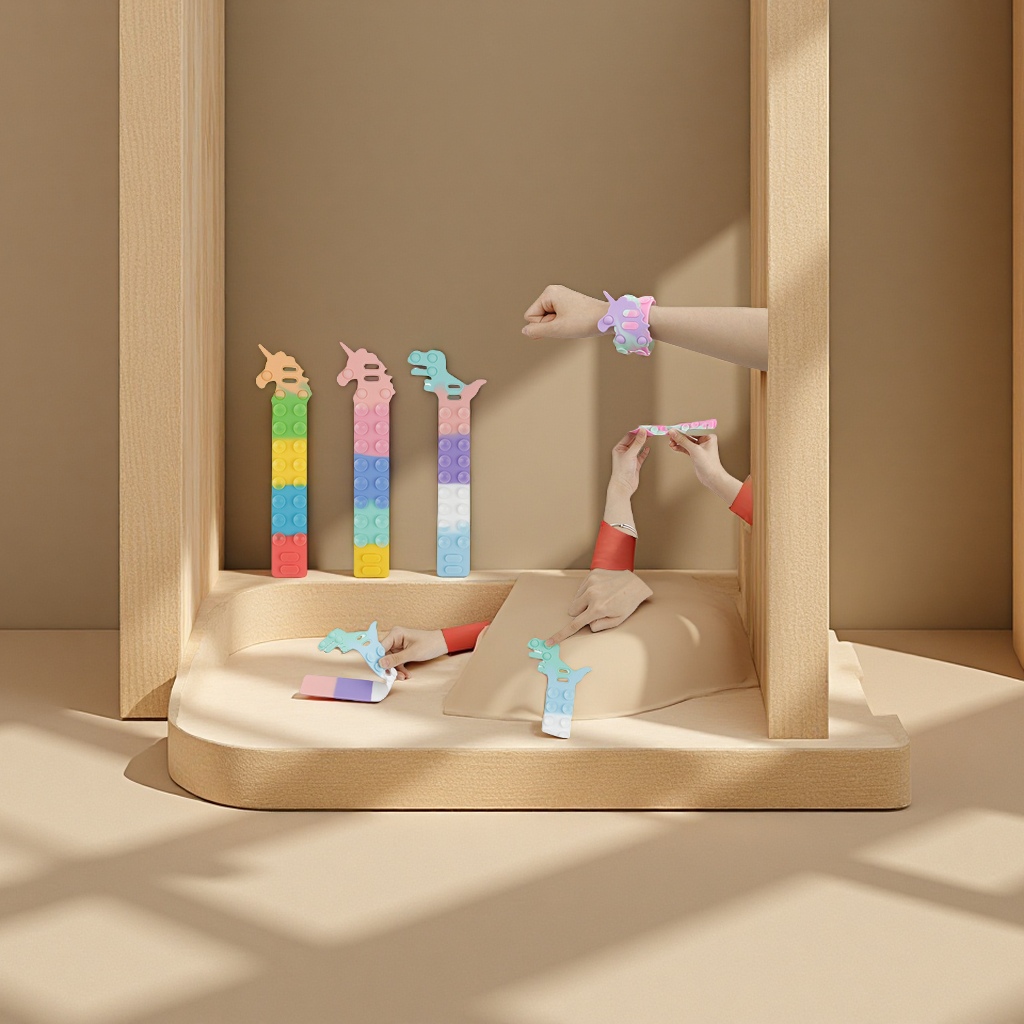 Dinosaur Magic Suction Cup stress-relieving toy Silicone Unicorn bracelet Cat paw suction Cup Sheet Science and Education wholesale stress-relieving products