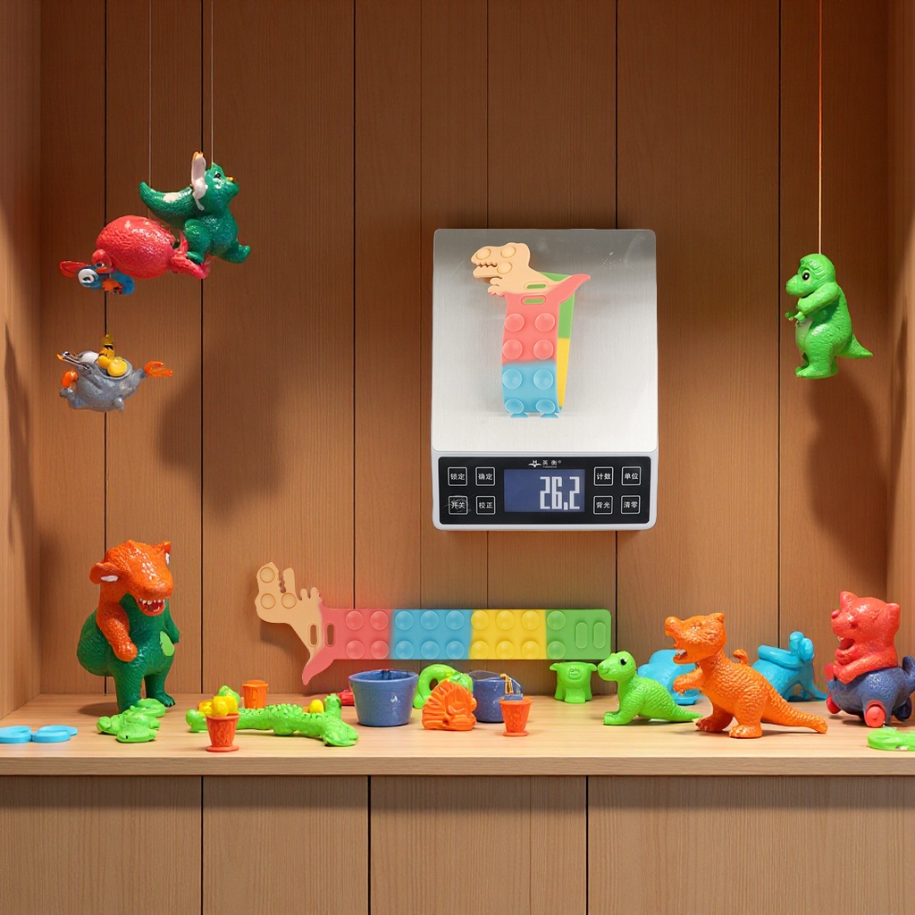 Dinosaur Magic Suction Cup stress-relieving toy Silicone Unicorn bracelet Cat paw suction Cup Sheet Science and Education wholesale stress-relieving products Item Picture