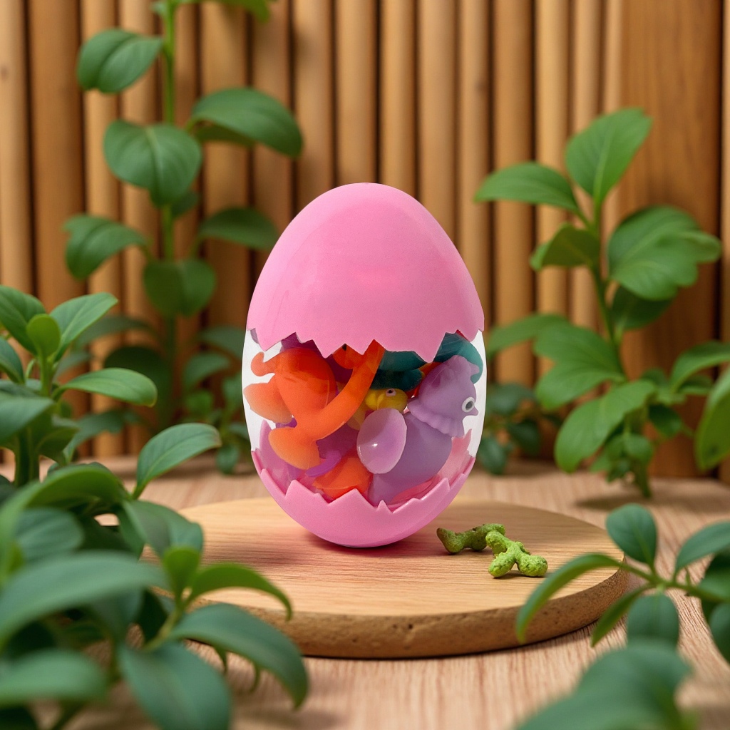 New dinosaur set simulation little dinosaur food-grade silicone teething stick pressure-relieving suction cup toy pressure-relieving toy Item Picture