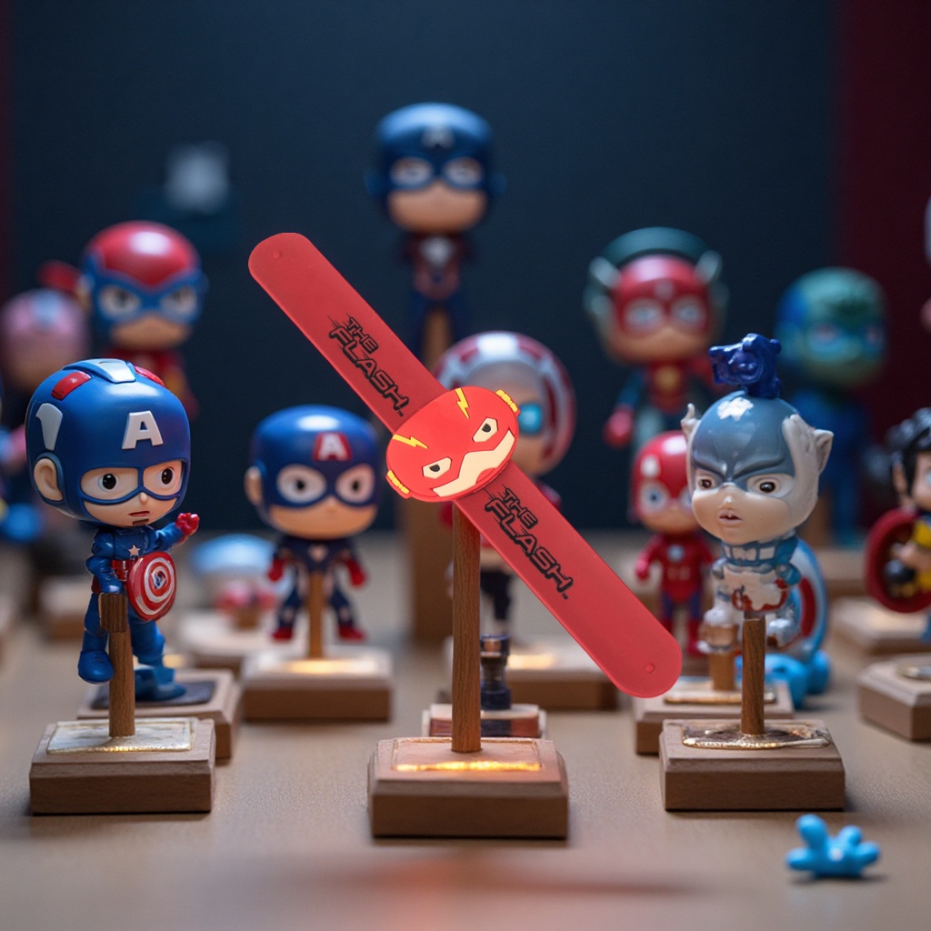 Marvel series superhero Pop rings, children's toys Pop rings, customizable silicone pop rings wholesale Item Picture