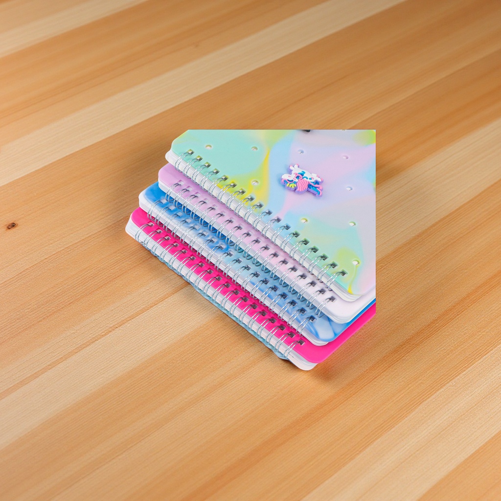Creative DIY silicone cover coil notebook, cute stationery for primary school students, loose-leaf notebook for Teachers' Day, high appearance level notebook loose-leaf core Application Scenario