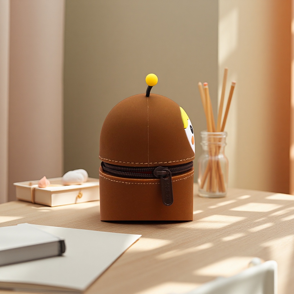 Factory direct sales of cute silicone pen cases, waterproof telescopic stationery boxes for primary school students, pressure-reducing pencil holders, multi-functional pen cases Specification image