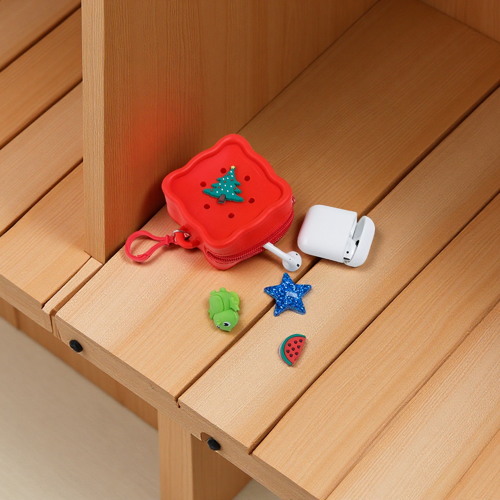 DIY candy wavy square silicone coin purse, cute children's mini storage bag, educational toy small square bag Application Scenario