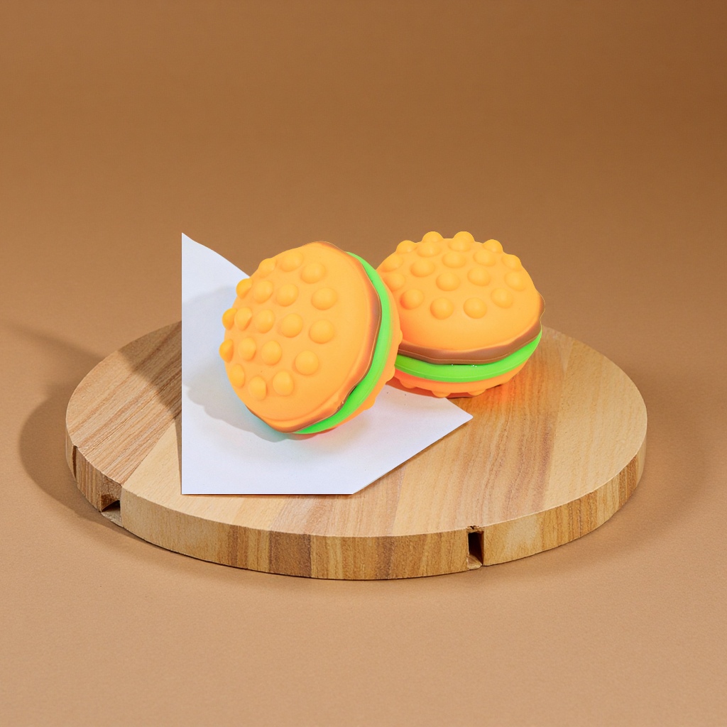 Rat Killer Pioneer Silicone Ball Children's 3D Stress-relieving Press Bubble Hamburger Pinching Fun Toys Wholesale Stress-relieving toys