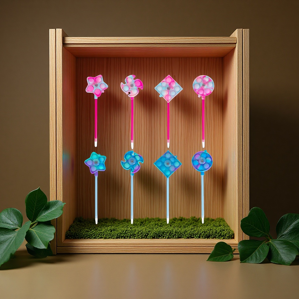 Customized rat-killing gyroscope pen, rotatable tip silicone gift pen wholesale gel pen, creative office supplies