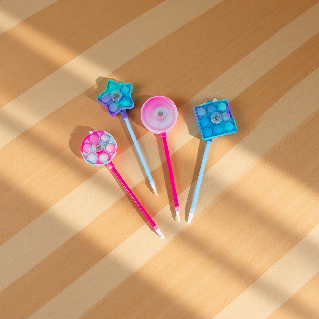 Rat extermination and stress relief silicone gyroscopic pen, children's fingertip rotating signature pen, gift wholesale gel pen