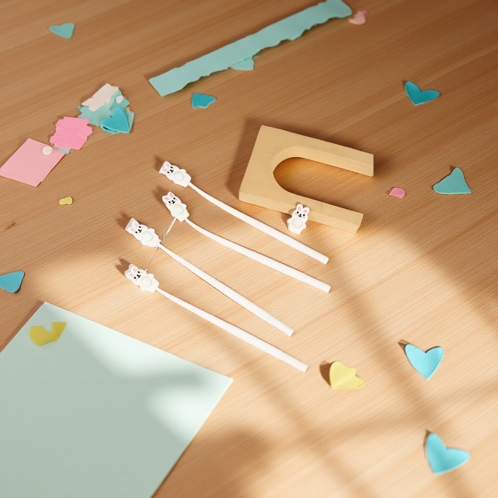 Creative bubble pen PVC soft rubber press and relieve pressure Unicorn shake student signature gel pen wholesale multi-color pen types Specification image