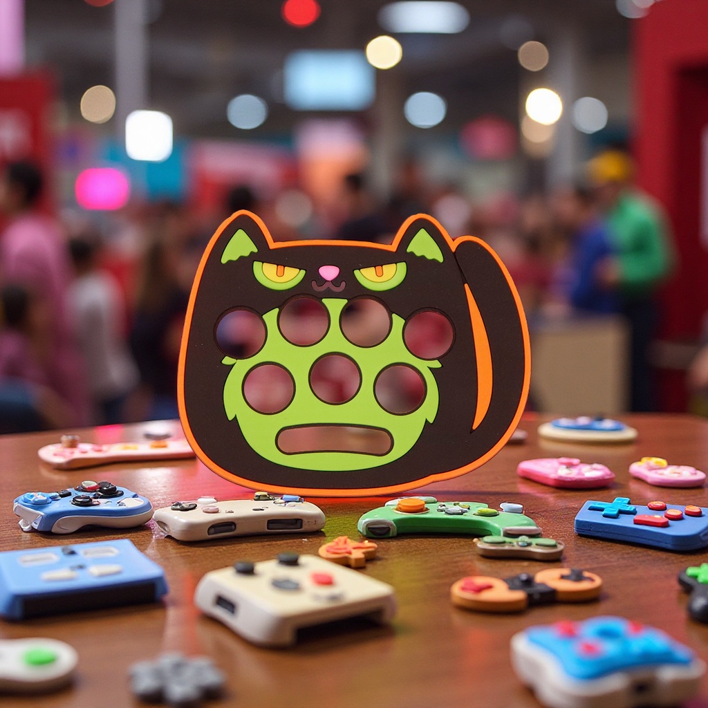 Wholesale and stock of new soft rubber patch groundmouse stress-relieving toy accessories for the festival series Item Picture