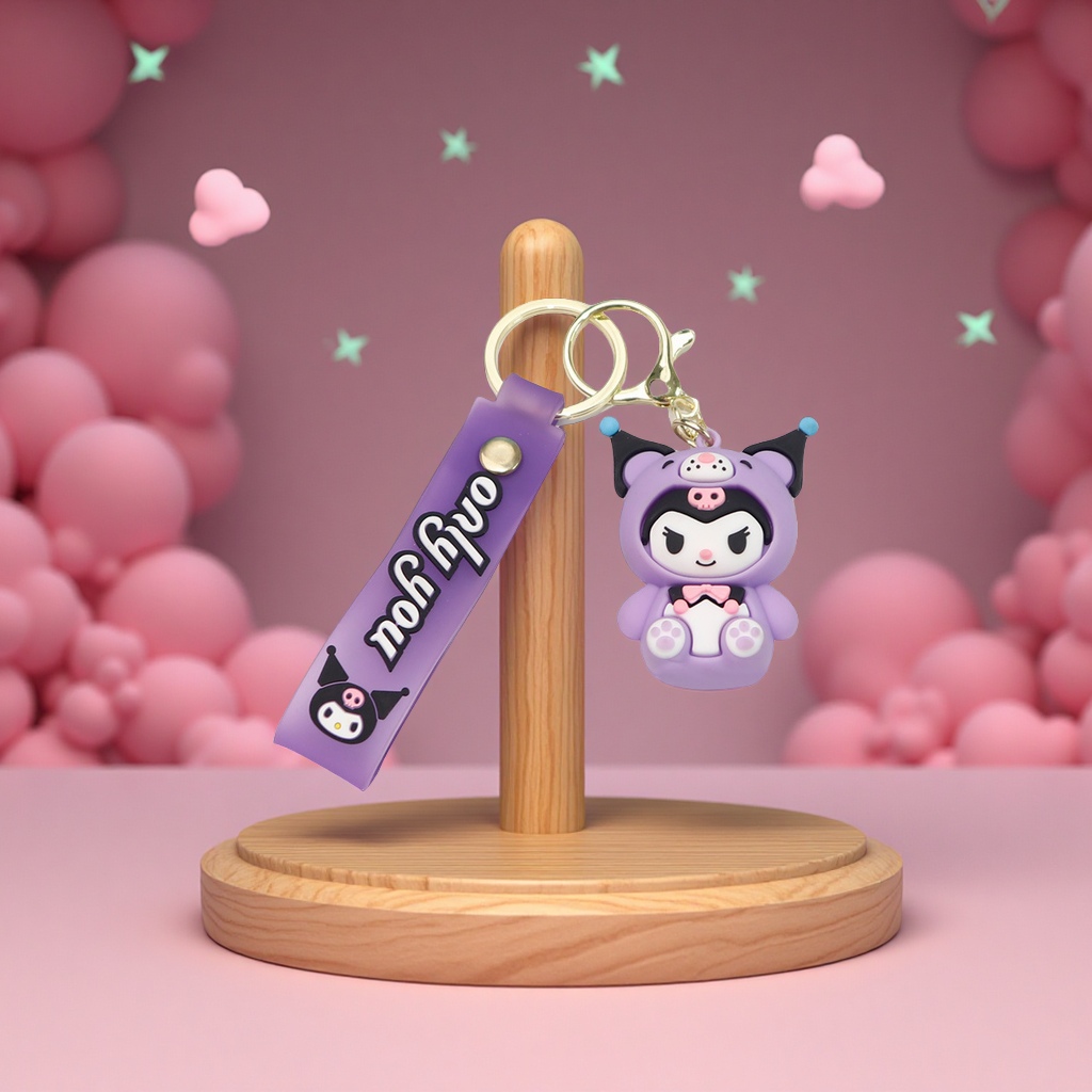 New PVC soft rubber KT cat keychains and cute best friend schoolbag pendants are available for wholesale in Yiwu Small Commodities City Item Picture